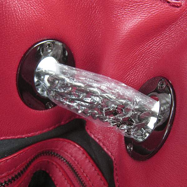 Christian Dior 1833 Quilted Lambskin Handbag-Red